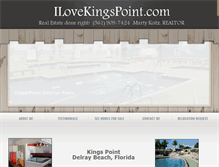 Tablet Screenshot of ilovekingspoint.com